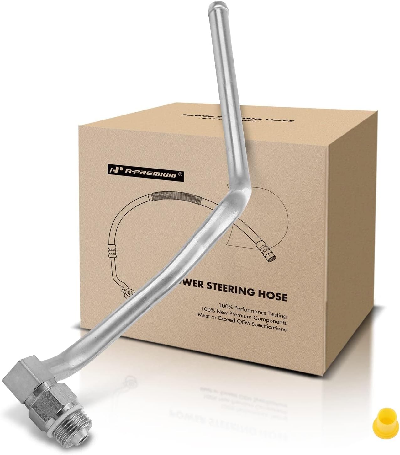 A-Premium Power Steering Return Hose Line Assembly Compatible with Ford Mustang 1994-1998 3.8L, Gear To Cooler