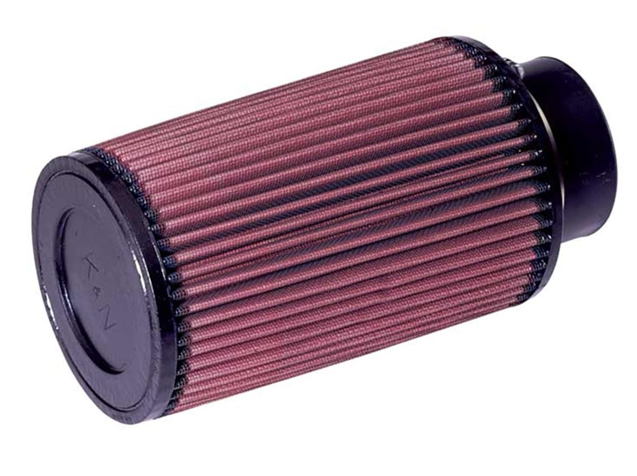 K&N Filtre à Air Universel Conique 76mm raccordement, 127mm de base, 117mm en haut, 203mm hauteur (RE-0910)