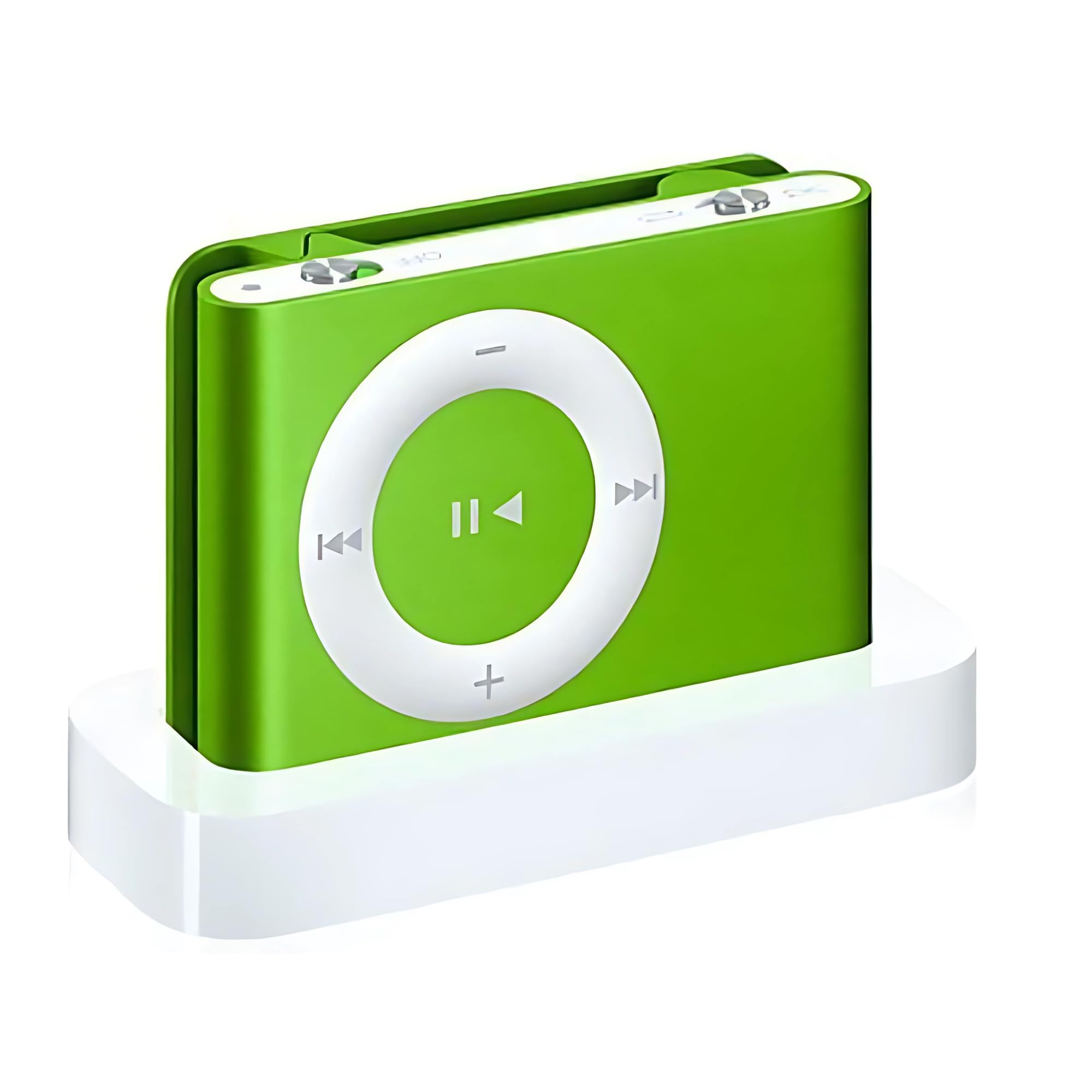 Drumstone(𝟏+𝟏-𝐘𝐄𝐀𝐑 𝐖𝐀𝐑𝐑𝐀𝐍𝐓𝐘) Green Metal MP3 Player – Compact, Durable, and Stylish Portable Music Player for On-The-Go Listening SD Card Not Included