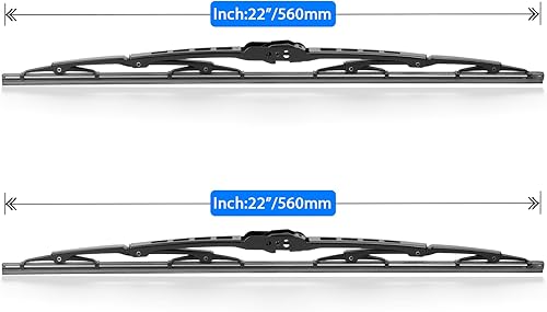 Miniatura 3 de Limpiaparabrisas de repuesto de 22 pulgadas + 22 pulgadas para Dodge Ram 1500 2500 3500 4500 2009-2018 calidad original de fábrica para mi automóvil