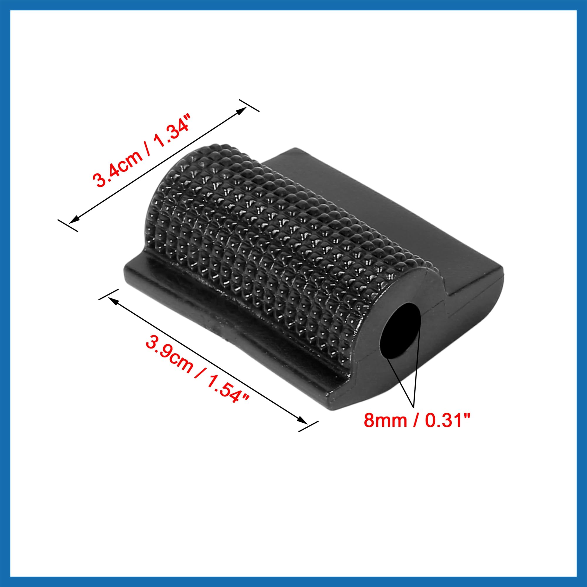 A ABSOPRO 2pcs Universal Black Gear Shift Shifter Case Boot Protector Cover Rubber Pad Anti Slip for Motorcycle Item Replacement