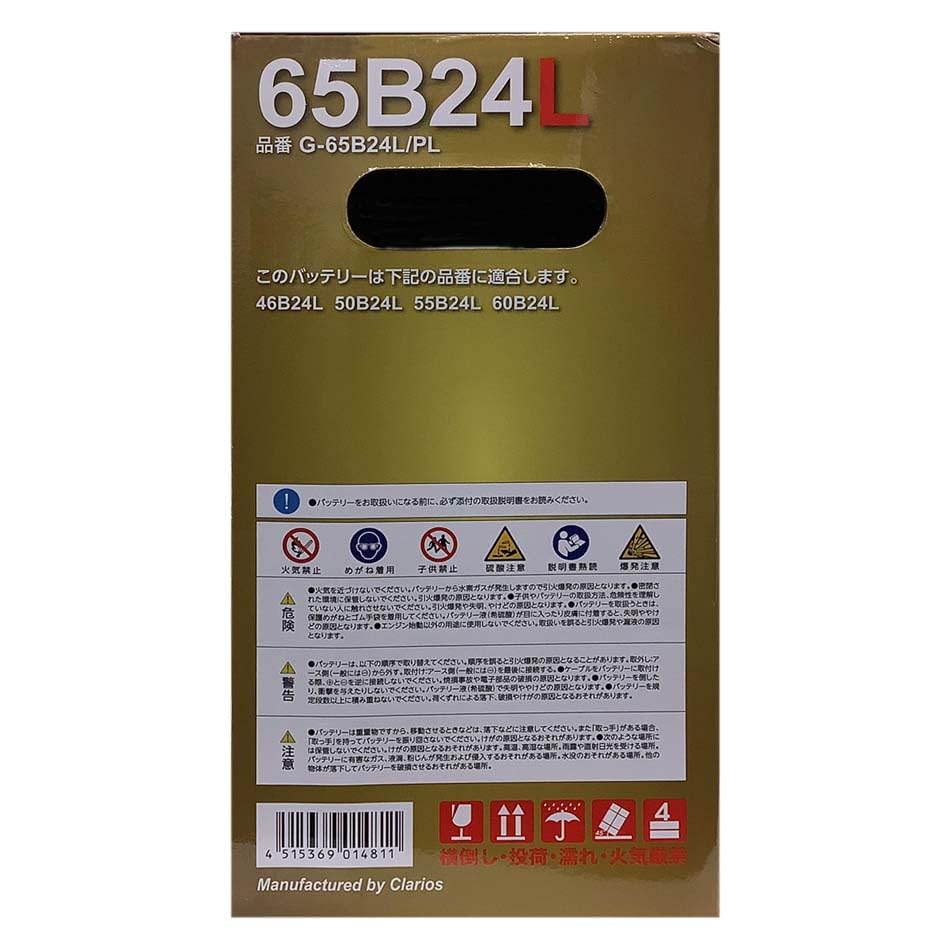 Amazon | GSPEK バッテリー G-65B24L/PL トヨタ ラクティス 対応 平成