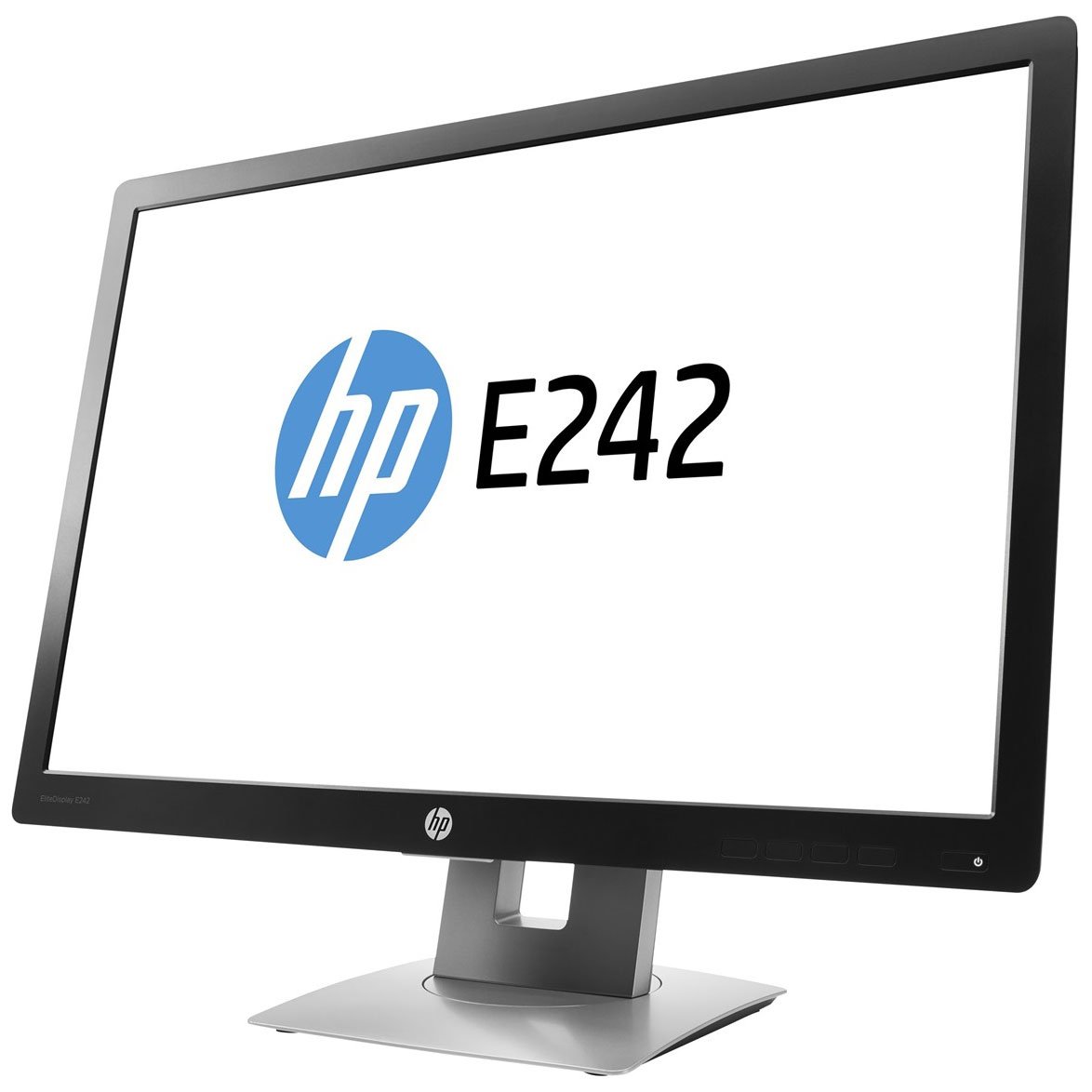 HP E242 EliteDisplay Monitor 24" Antiriflesso LPS con Retroilluminazione a LED, Nero