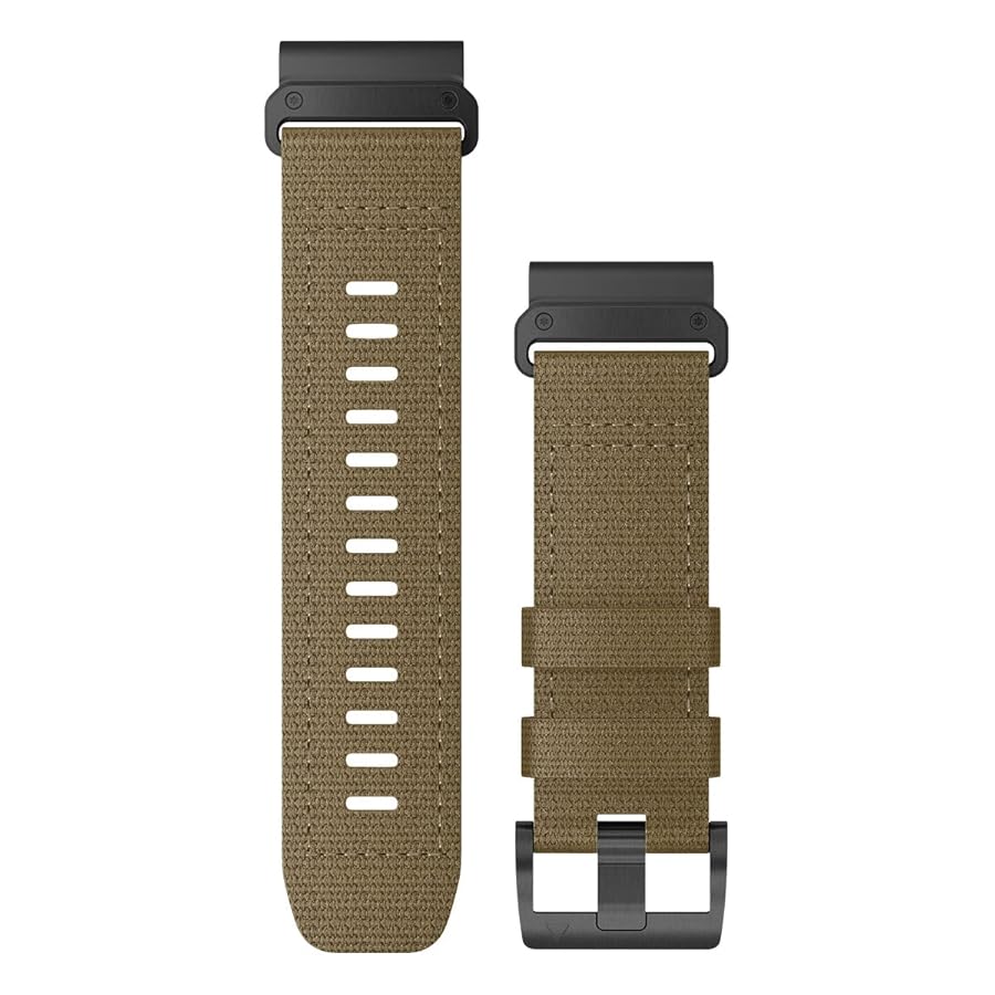 時計 Garmin QuickFit 26mm Tactical BlackNylon Garmin QuickFit Tactical Nylon 26mm Watch Bands - Black for