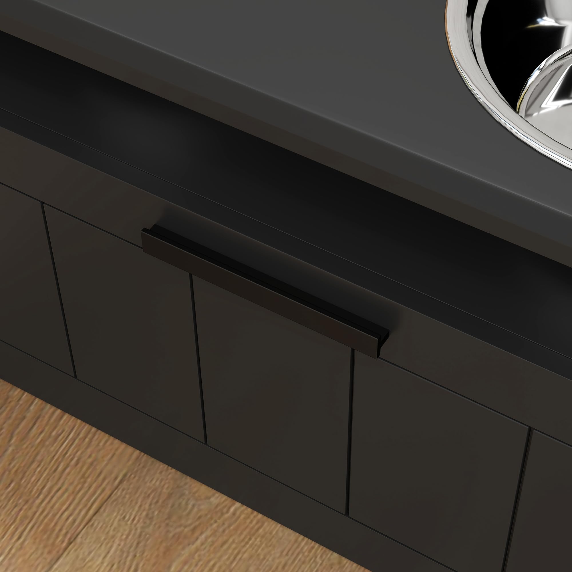 PawHut Cuenco elevado para perros con comedero lento, cajón para perros extragrandes, color negro | Dos cuencos de acero inoxidable