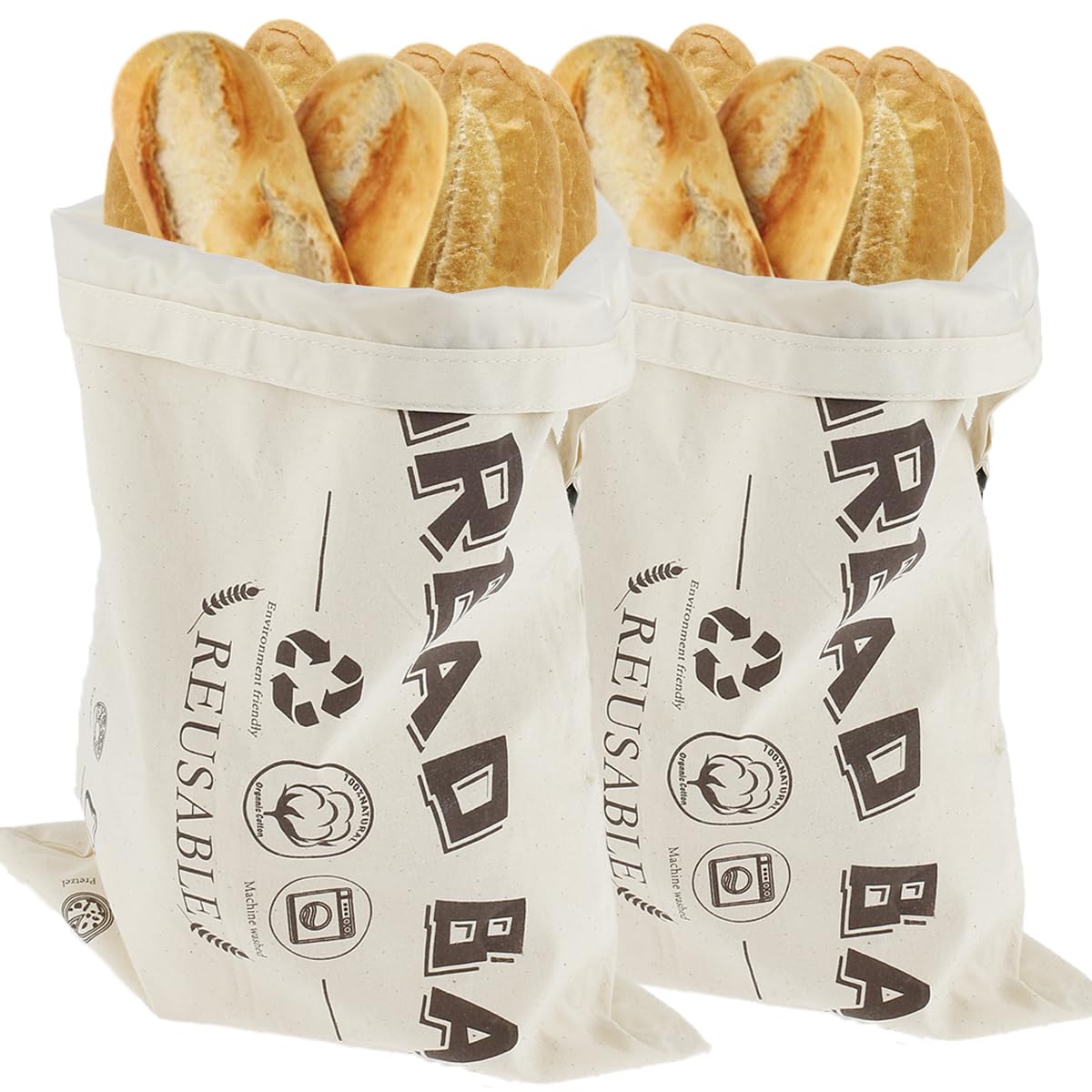 Scatole portaoggetti con coperchi 2 Pezzi Sacchetti ecologici con Doppio Rivestimento Cibo Fatto in casa Panini per Hot Dog Bagel