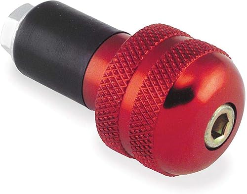 BikeMaster Extremos de barra antivibración rojo