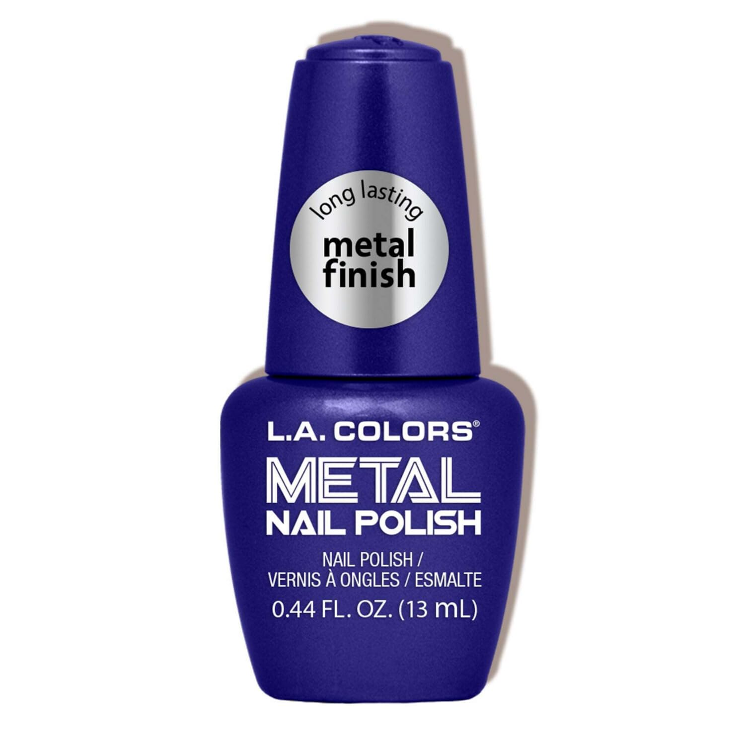 Amazon.com : L.A. COLORS Metal Nail Polish, Glacier (Coated Bottle