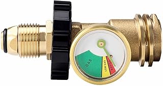 Adaptador de Medidor de Tanque de Propano Converter POL para QCC1 Tipo 1 Indicador de Nível de Medidor de Tanque de Propano Universal para RV Camper Churrasqueira a Gás Aquecedor