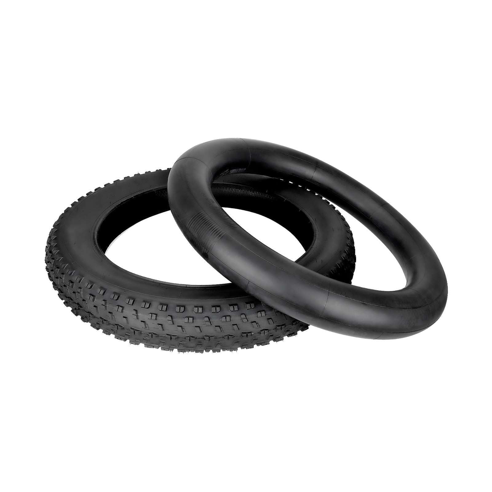 Pneu tout-terrain 20 x 4,0 (intérieur et extérieur) pour vélo électrique ENGWE L20/L20 Boost, Evercross EK30, chambre à air 20 x 4,0" pour VTT et snowbikes