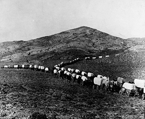 Wagon Train Nfilm Still From The Covered Wagon 1923 Poster Print by (24 x 36)