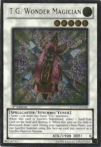 Yu-Gi-Oh! - T.G. Wonder Magician (EXVC-EN040) - Extreme Victory - 1st Edition - Ultimate Rare