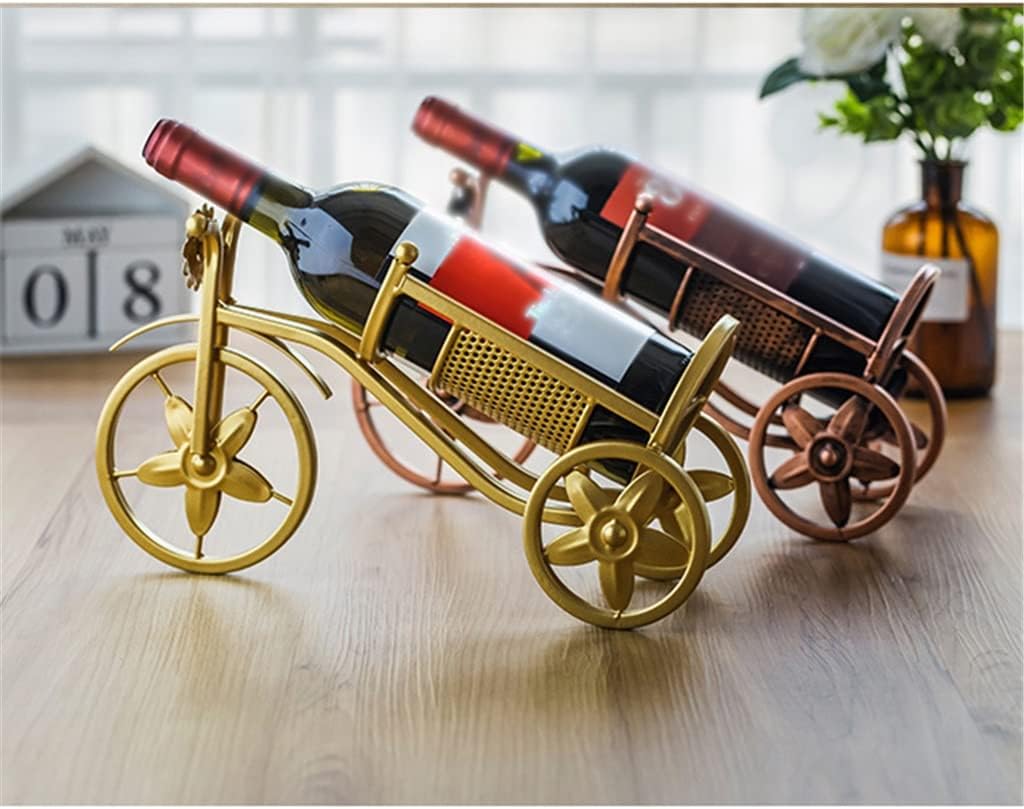 Bicycle Wrought Iron Wine Cabinet Decoration Rack Bottle Home