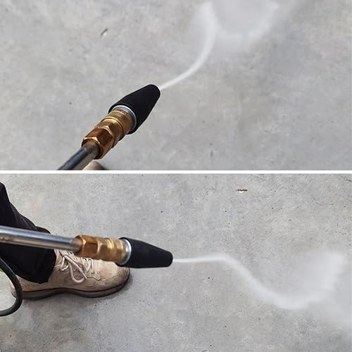 Miniatura 3 de Boquilla turbo de puntas de hidrolimpiadora, boquilla turbo rotativa de 2600 psi, boquilla turbo eficiente para lavadora a presión, con conexión