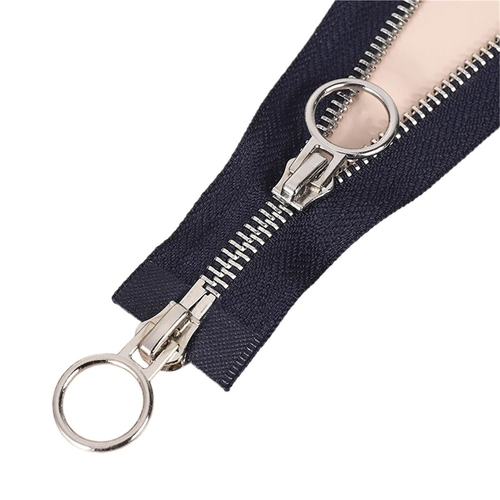 Zippers Sewing, 2-Way Separating Zipper #5 Multicolor 60-150cm(DeepBlue-70cm)