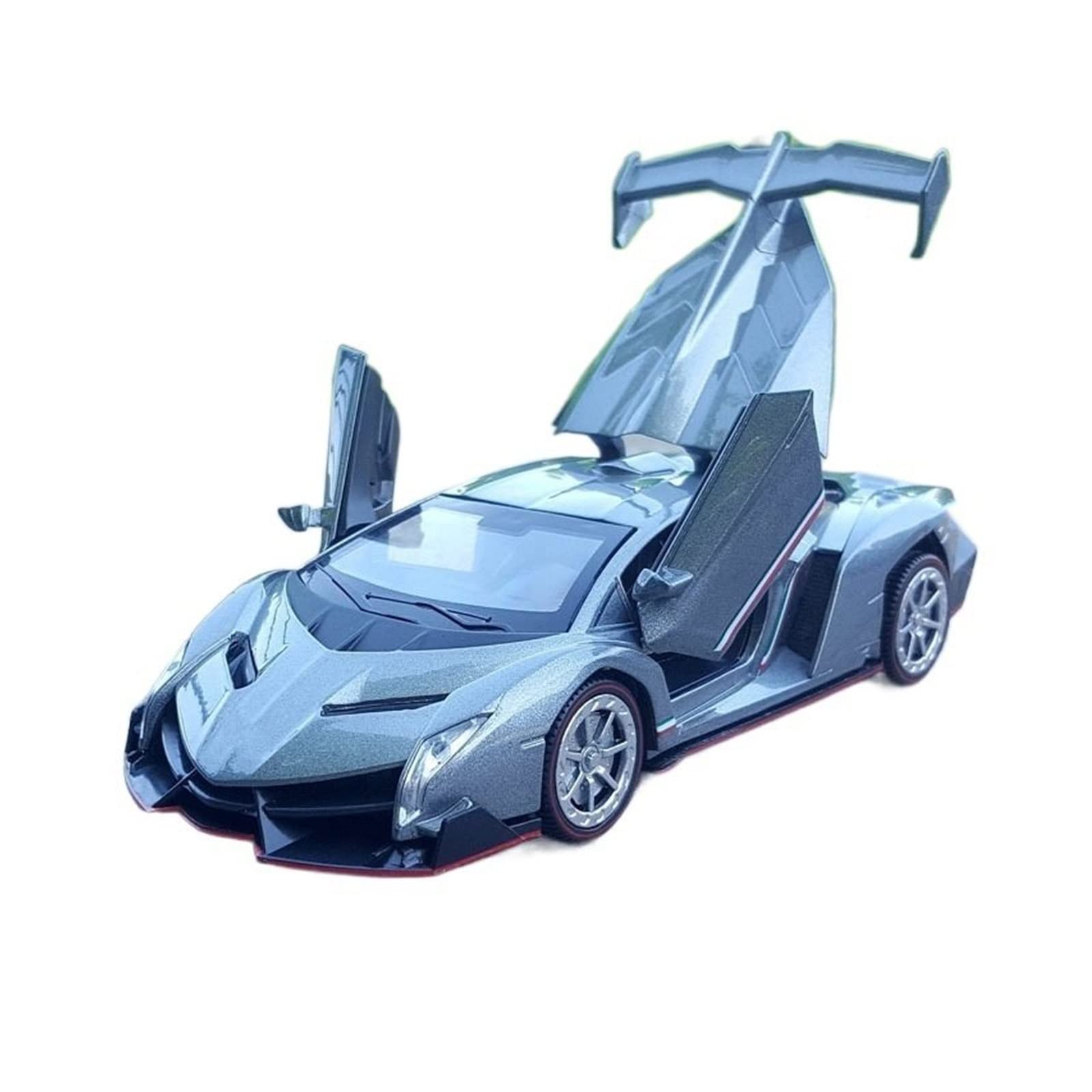 For Lamborghini Model Auto Decoration Metal Automodel Gift 1:32 Various models (Color : Titanium)