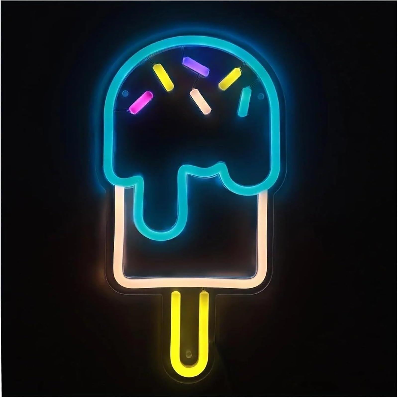 Aextroi neon Lights Sign for neon lamp loanword Popsicle Sign Lamp LED for