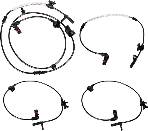 Sensor de velocidad de rueda ABS delantero y trasero izquierdo y derecho, 2 pares, para Chrysler 300 2005-2010, para Dodge Challenger 2008-2010,