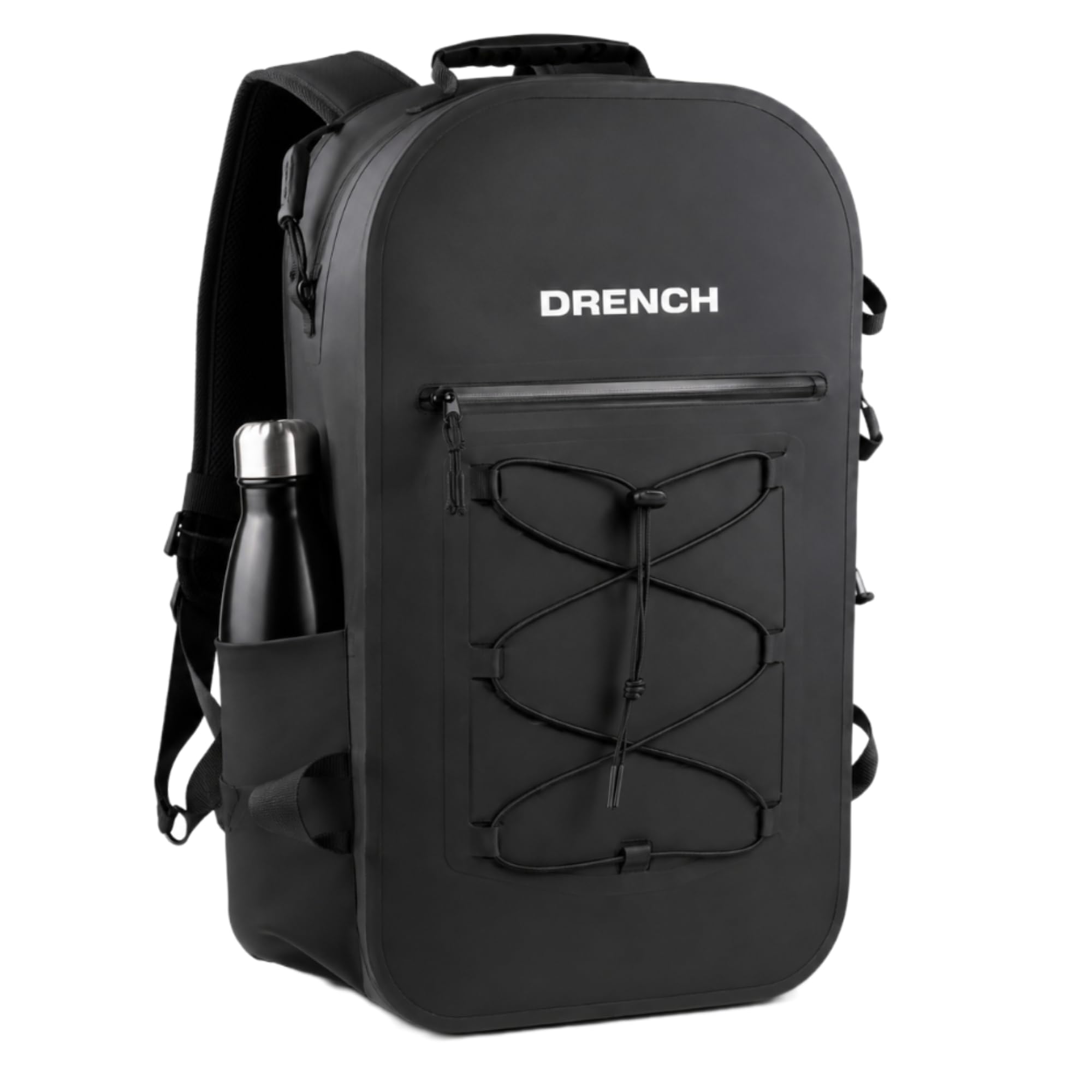 DRENCH Sac à dos 100 % étanche 25 L | Sac étanche IPX8 entièrement submersible avec joint hermétique | Sac à dos de voyage flottant pour ordinateur portable de 16" | Système de boucle pour la pêche
