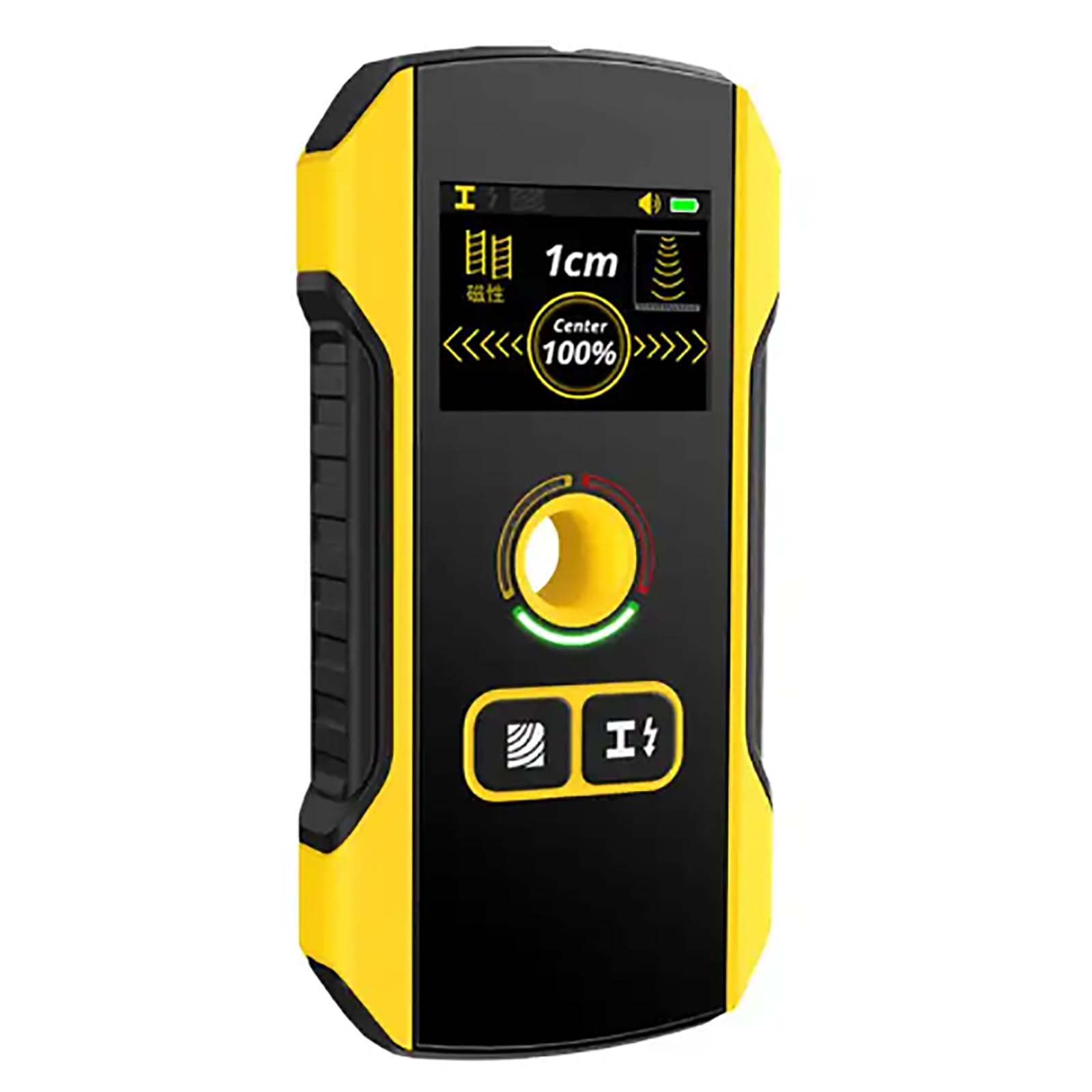 Wood Moisture Detector - High-Precision Wall Detection Scanner with Backlit LCD Display, Three Measurement Modes, Easy to Use, Auto Calibration for Wood, Walls, and Floors