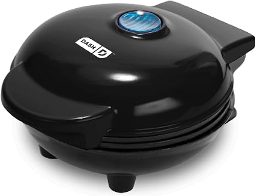 Miniatura 5 de Dash DRCM200BK Mini olla arrocera vaporera y DMS001BK Mini redonda, máquina de plancha eléctrica para panqueques individuales, galletas, huevos y