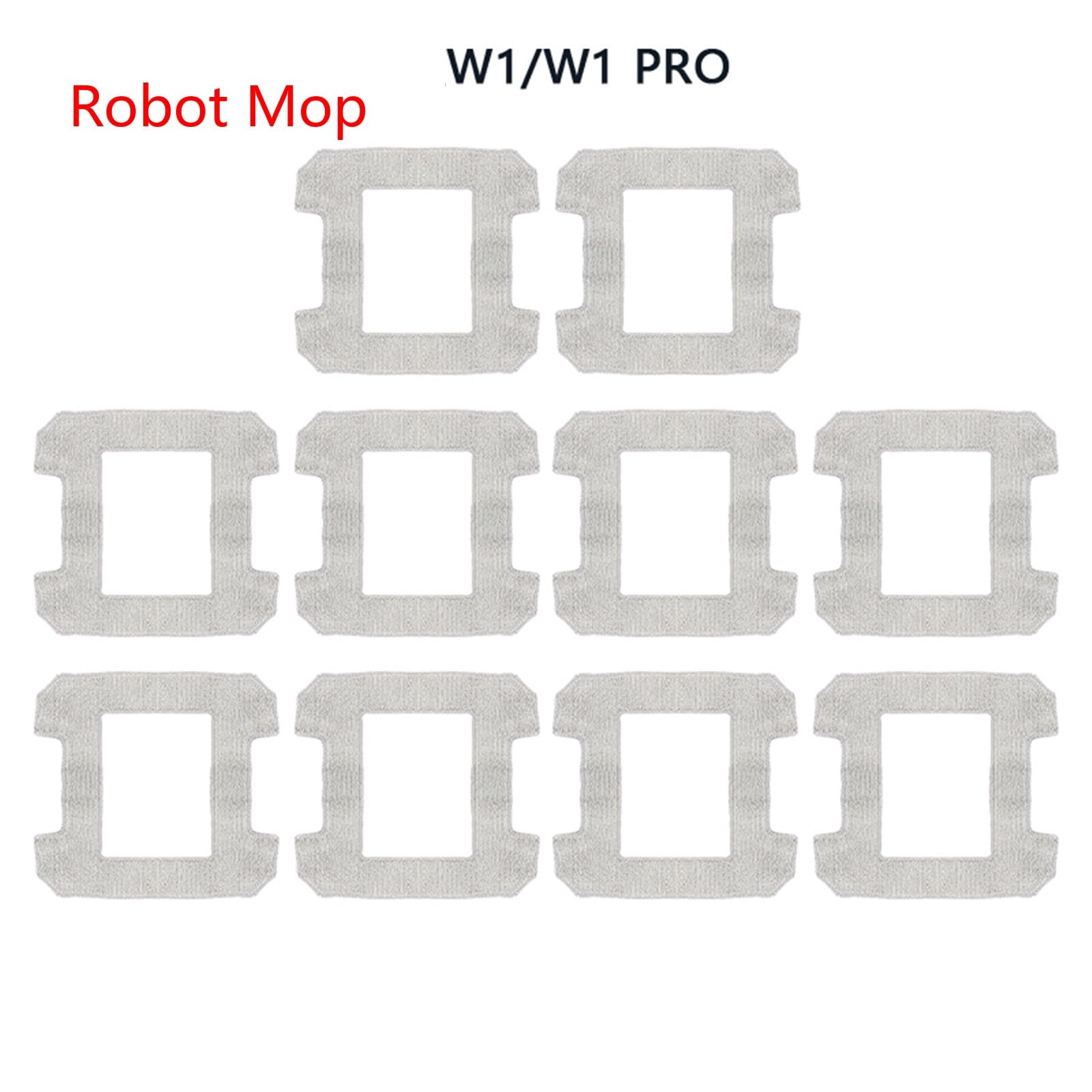 Adattato A, Compatibile for Keworth, W1 Window Treasure Robot for La Pulizia Delle Finestre Pulizia Straccio Liquido W1S / Pro / W2 / MINI Accessori for Mocio(10PCS)