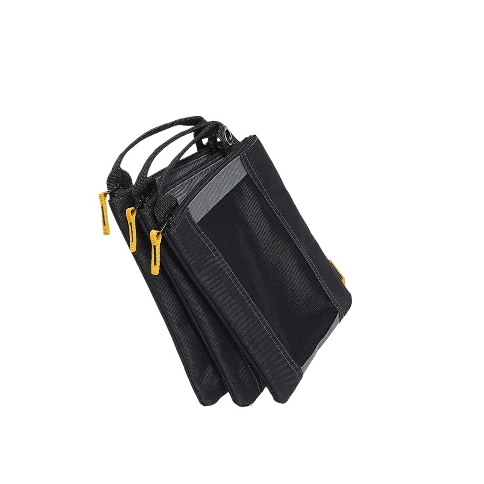 Small Tool Bag Fastener Bags Pack Of 3 Mesh Window Zipper Tool Pouch For Carpenter Construction