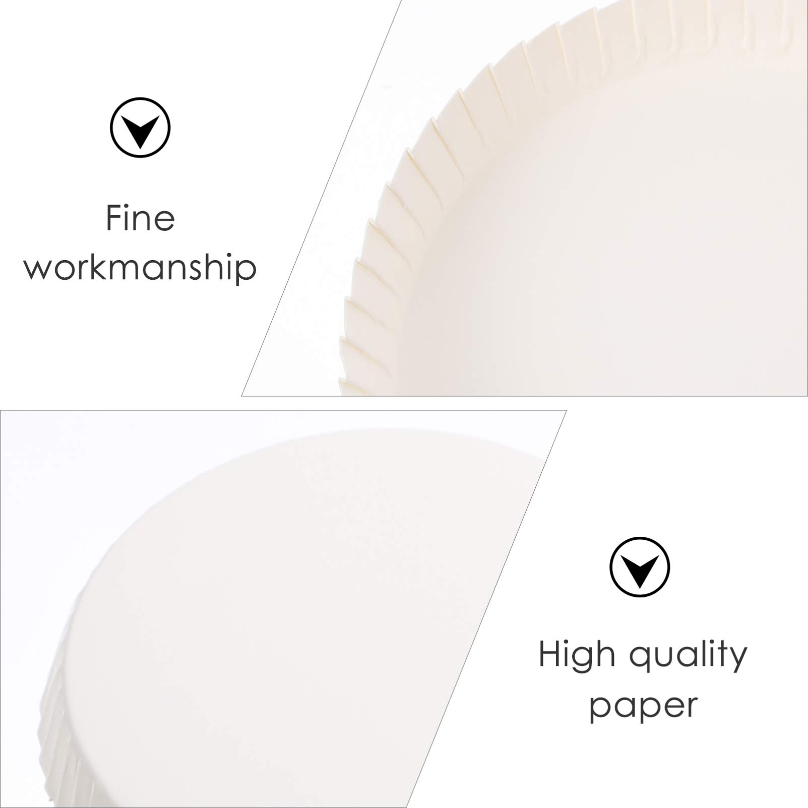 BCOATH 100 Pcs Paper Cup Covers Hot Cold Drink Lid Disposable Cup Lids for Hotel Ktv