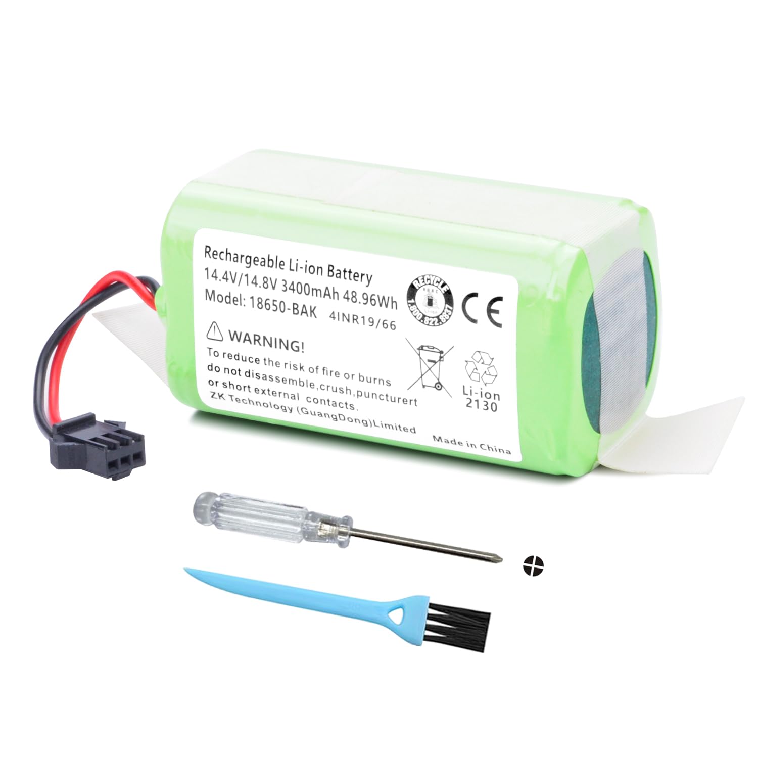 Amazon.com: 3400mAh Vacuum Battery Replacement for Yeedi K600 K650