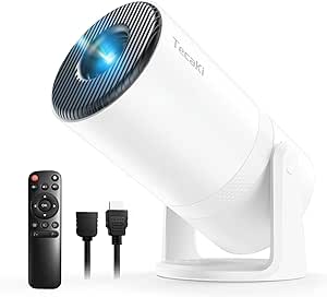 Amazon.co.jp: Tecaki プロジェクター 家庭用【Android TV搭載・電動フォーカス・270°回転】 27000LM ...