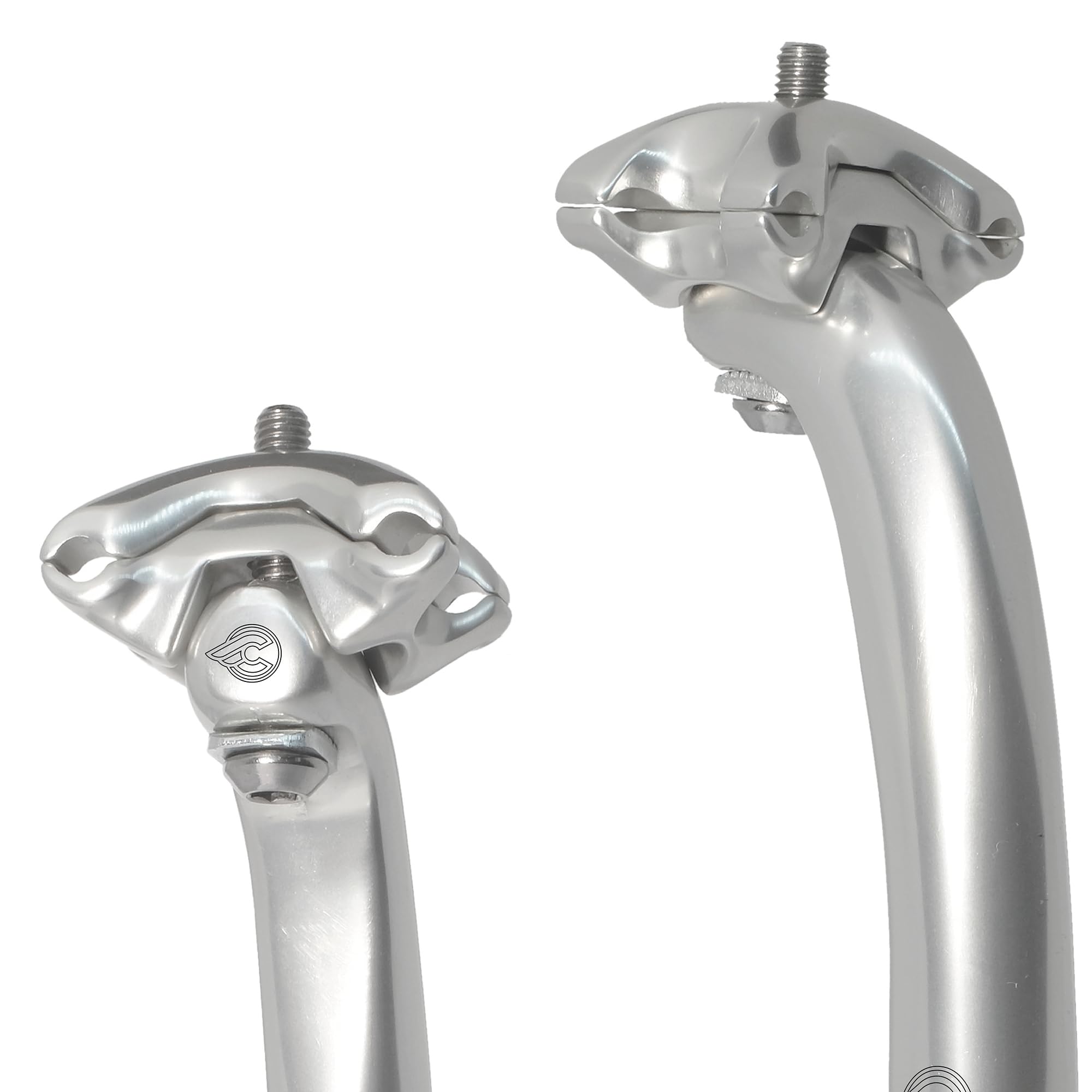 Cinelli Via Folli Seatpast, silberfarben, 27,2 mm