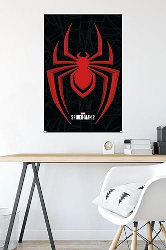Miniatura 4 de Trends International Marvel's Spider-Man 2 - Póster de pared con icono de Miles Morales, 22.37 x 34.00 pulgadas, versión premium sin marco