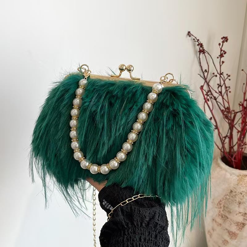 Bolso Tote de Plumas y Perlas para Mujer miniatura 3