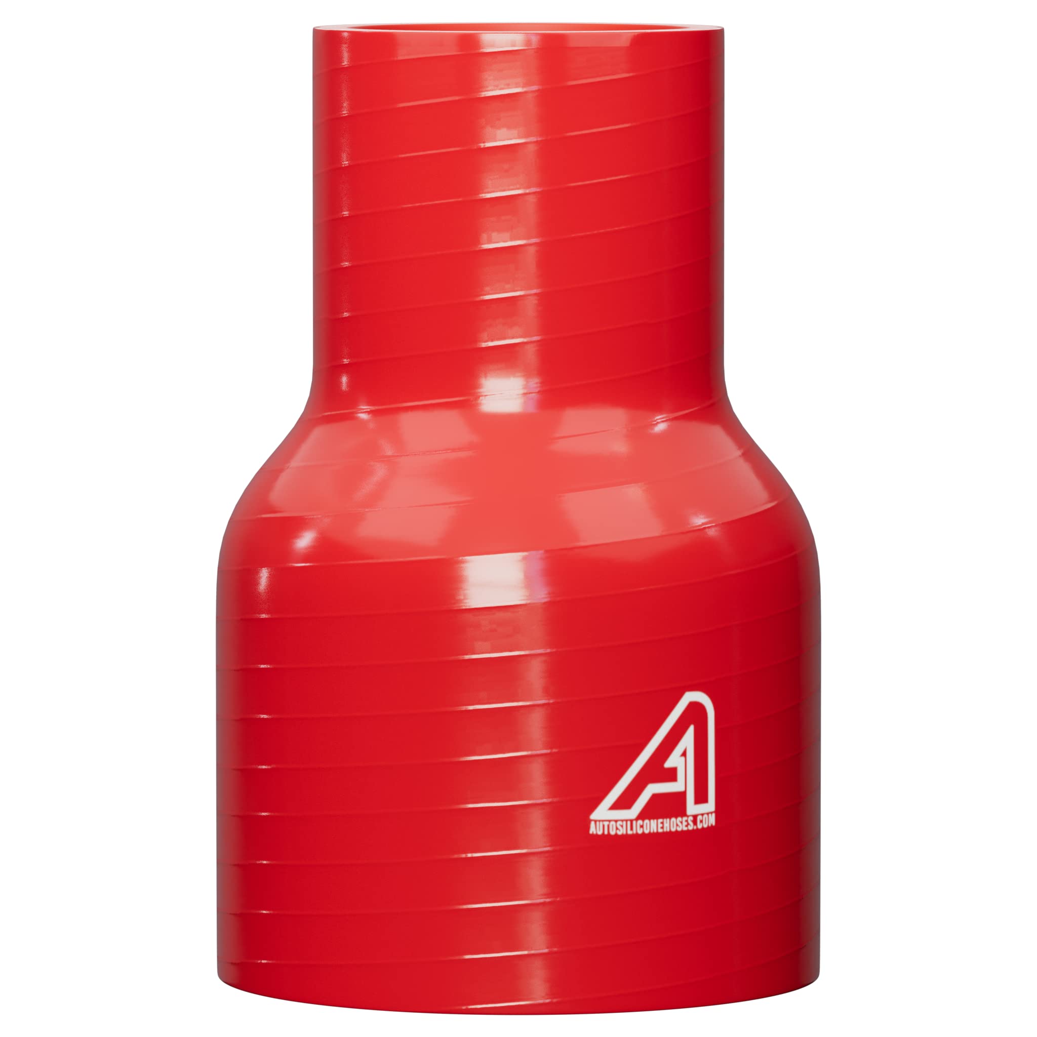 Ap Automotive Red 80Mm (3.1") To 60Mm (2.4") Straight Ucer Hose Coupler Intercooler Universal Tube