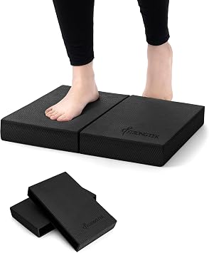 StrongTek 2-in-1 Foam Balance Pad and Kneeling Pad, 15.8 or 19 in Sizes