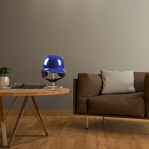 Miniatura 2 de Geelin 2 piezas de tamaño completo para casco de bateo de béisbol, soporte de exhibición de casco de acrílico, soporte de acrílico transparente para