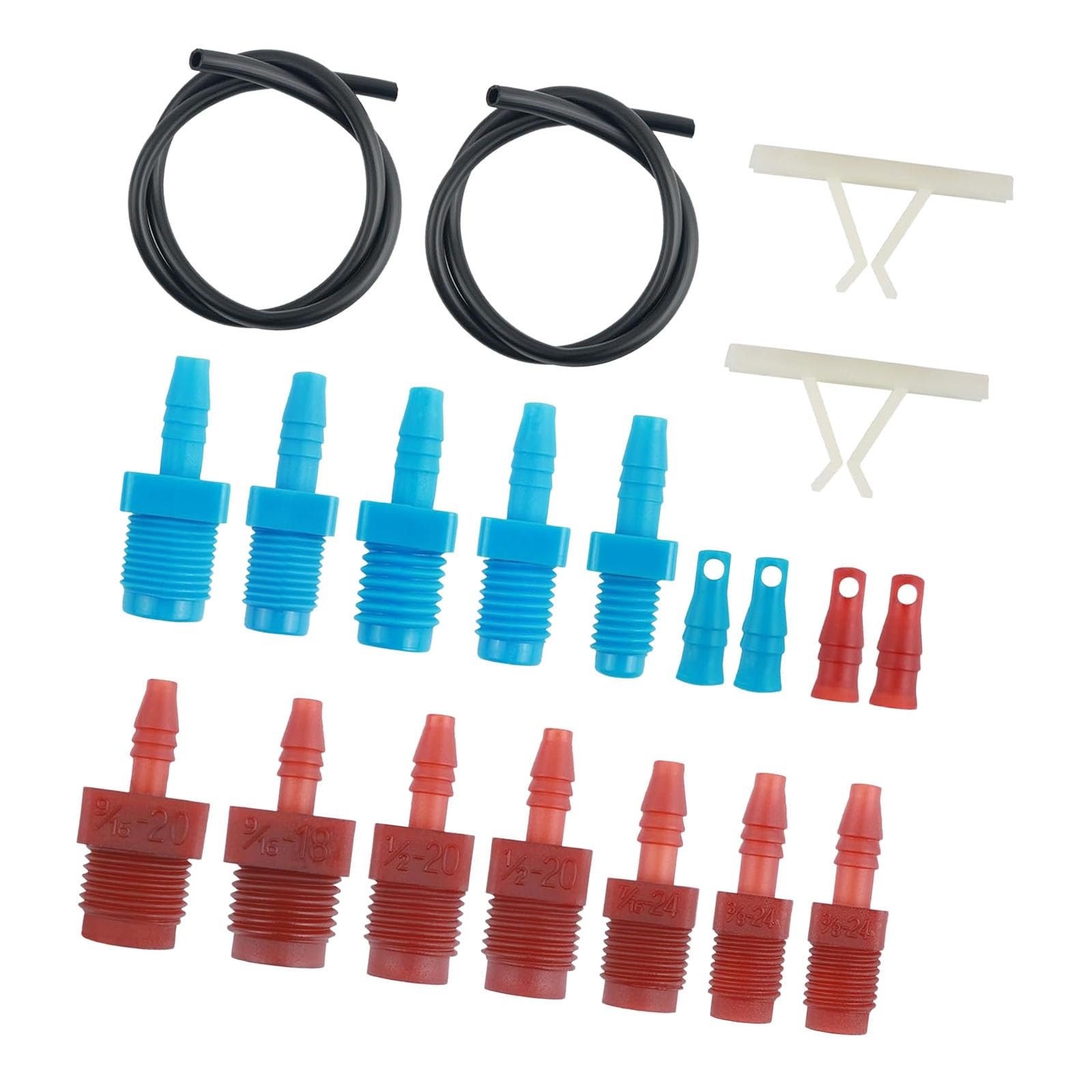 CUNZJIA Brake Main Cylinder Bleeder Set Brake Structure Maintenance with Car & Metric Fittings for Car SUVs Trucks