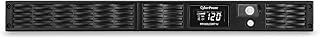 CyberPower PR1000LCDRT1U Smart App Sinewave UPS System, 1000VA/800W, 7 Outlets, AVR, 1U Rack/Tower