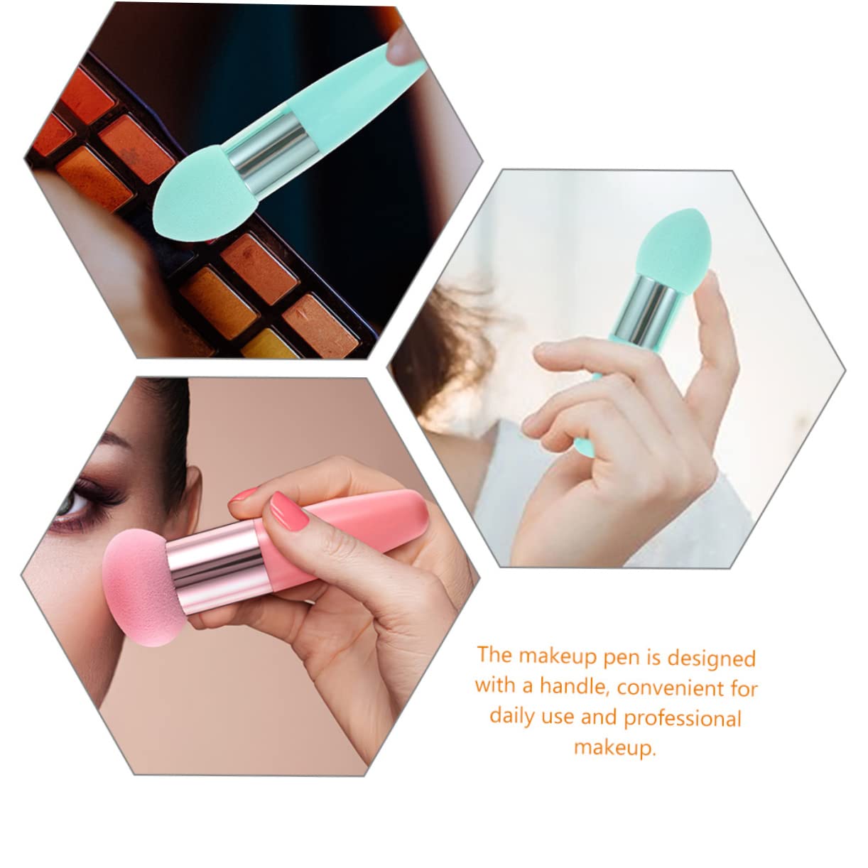 Healeved 30stücke Teiliges Makeup-schwamm Griff Professionelle Beauty-schwämme Für Foundation Concealer Und Puder Waschbare Und Tragbare Kosmetikwerkzeuge