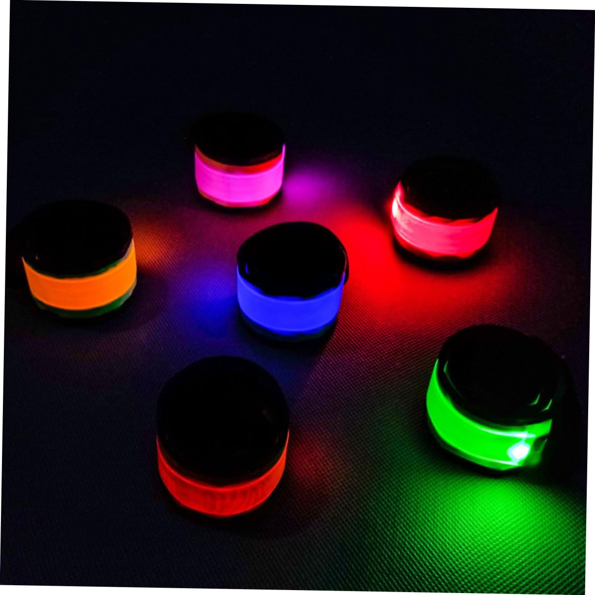 iplusmile Pulseras De Seguridad Pulseras Luminosas Pulsera LED para Correr De Noche con Luz para Correr LED Bandas LED para Correr Pulsera Deportiva LED Accesorios LED