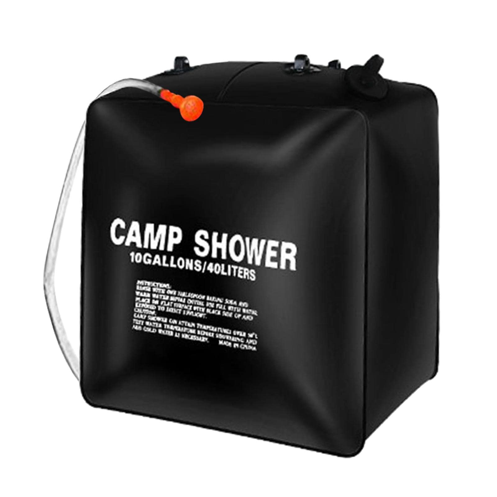40L Camping Shower Portable Outdoor Solar Heating Shower Water Bag Kit-image-5