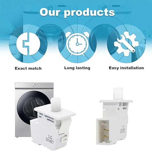 Miniatura 3 de DC64-00828B 6601EL3001A Reemplazo del interruptor de la puerta de la secadora para Samsung LG Dryer Reemplazar DC64-00828A PS4210964 2071594