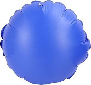 Cojín inflable de PVC para piscina al aire libre, 120 cm (azul oscuro redondo)