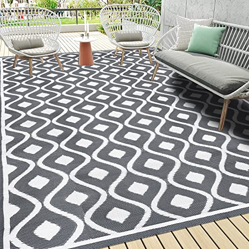 Pauwer 8x10 Reversible Patio Rug
