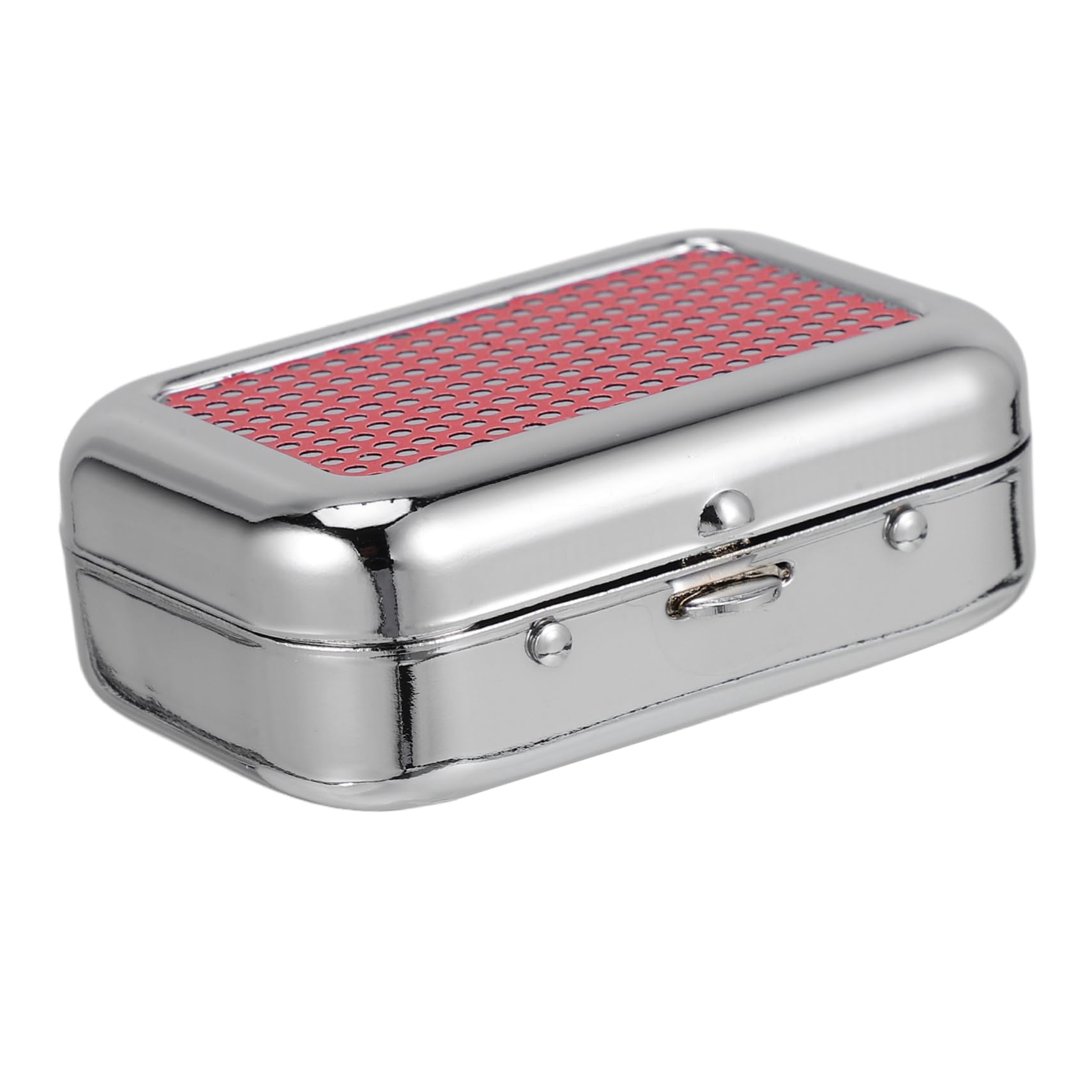 BRIGHTFUFU Stainless Steel Pocket Ashtray with Lid Portable Smokeless Design for Travel Hotels and Outdoor Picnics Easy to Clean and Stylish Metal Ash Tray for Smokers