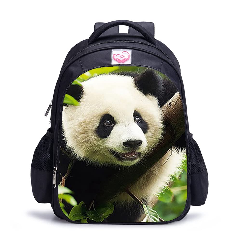 Mochila para portátil 16 pulgadas impermeable con estampado animal panda 3D 8
