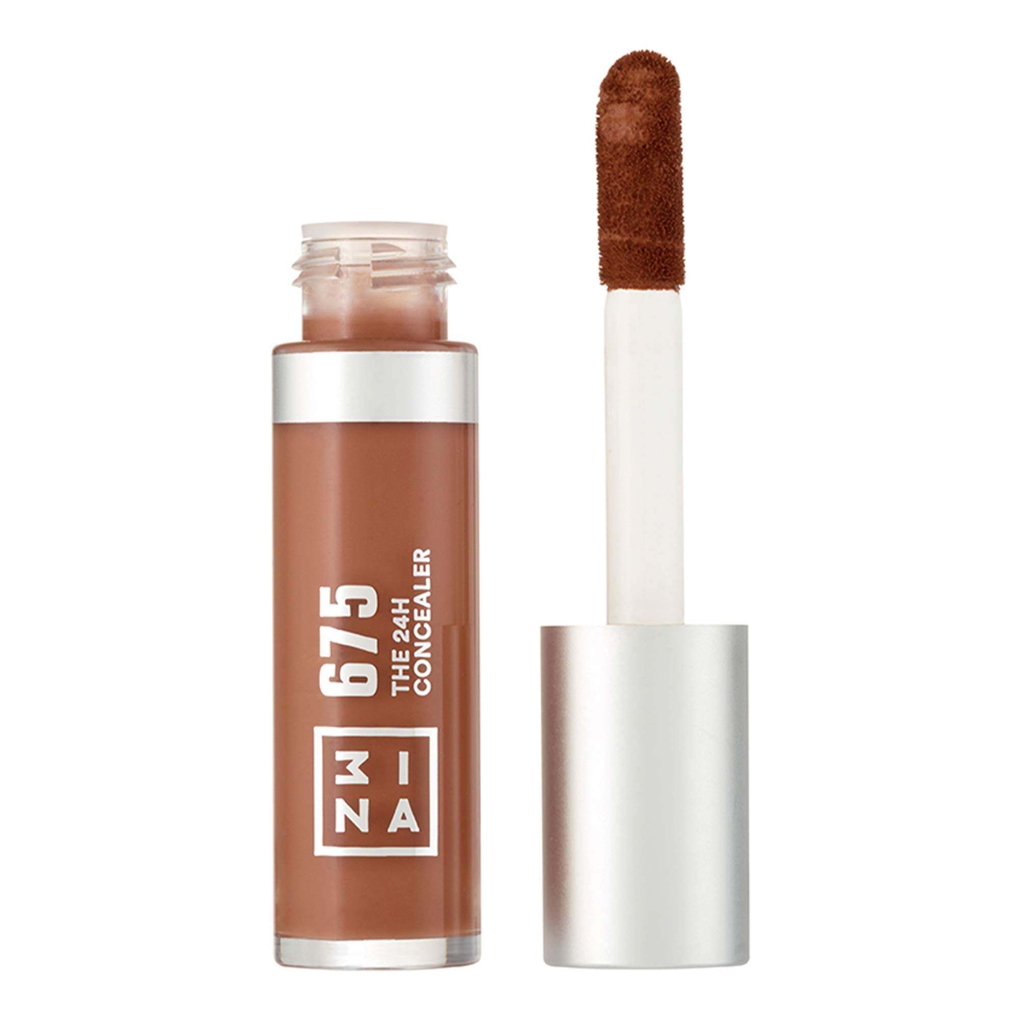 3ina MAKEUP - The 24H Concealer - Corrector de 24H de duración - Cobertura media a alta con una fórmula ligera - Práctico aplicador en esponja -15 tonos - Vegan - Cruelty Free