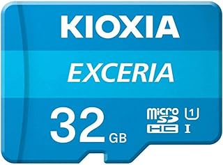 Kioxia 32GB microSD Exceria Flash Memory Card U1 R100 C10 Full HD Read 100MB/s LMEX1L032GG4