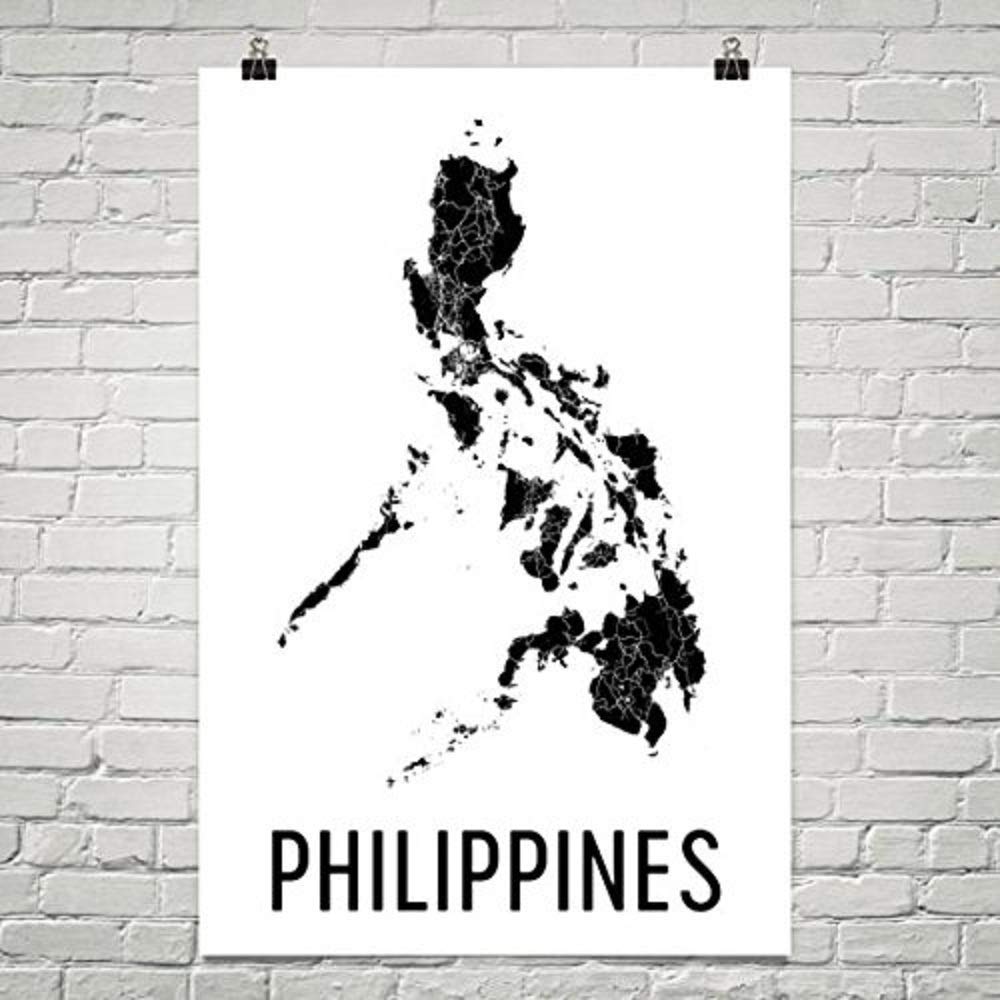 Philippines Map Black And White