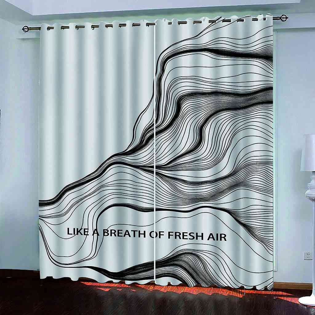 Rideau occultant enfant pour chambre et salon au design moderne texturé